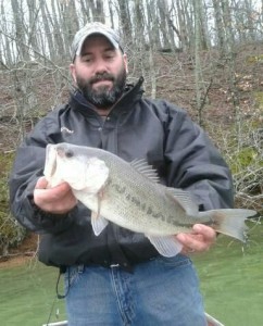 Mike DeBlasio with a Lawrence Co. Largemouth