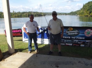 Angler of the Year - Gilbert Geren (left) and John Swallows (right)