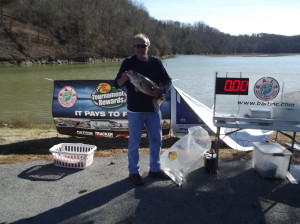2nd place and lunker (Cliff Rowland pictured)